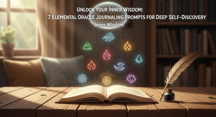 Unlock Your Inner Wisdom: 7 Elemental Oracle Journaling Prompts for Deep Self-Discovery