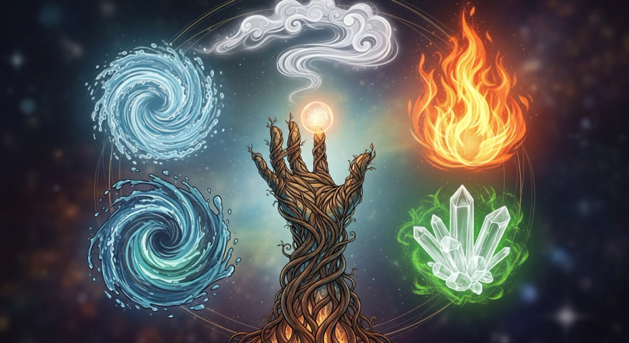 Elemental Oracle Deck: Empowering Your Intuitive Voice