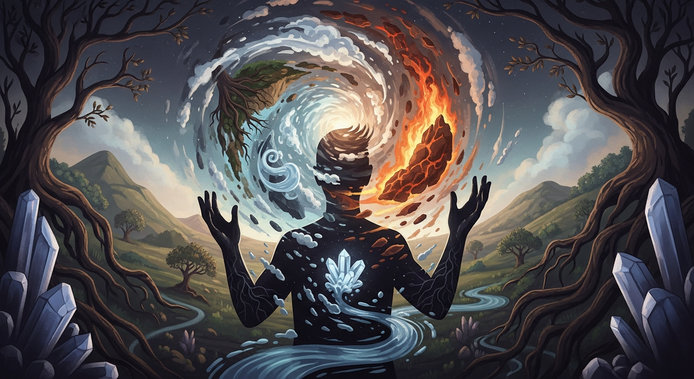 Elemental Oracle Shadow Work: Unearthing Your Inner Landscape