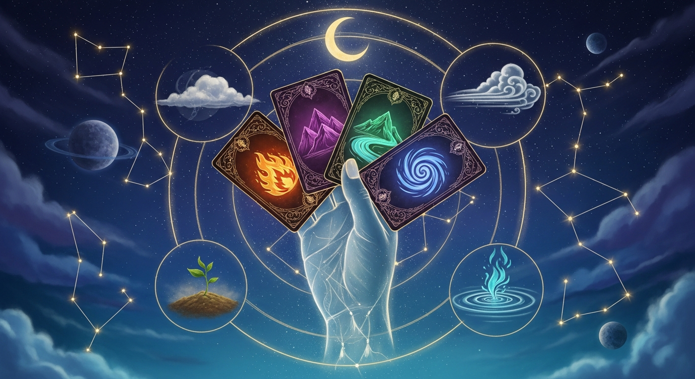 Astrology and the Elemental Oracle: Unlocking Deeper Meanings with Your Cards