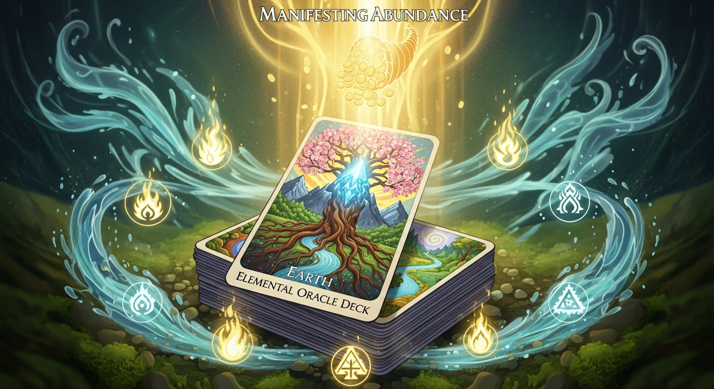 Elemental Oracle Deck: Manifesting Abundance Through Earth Energy