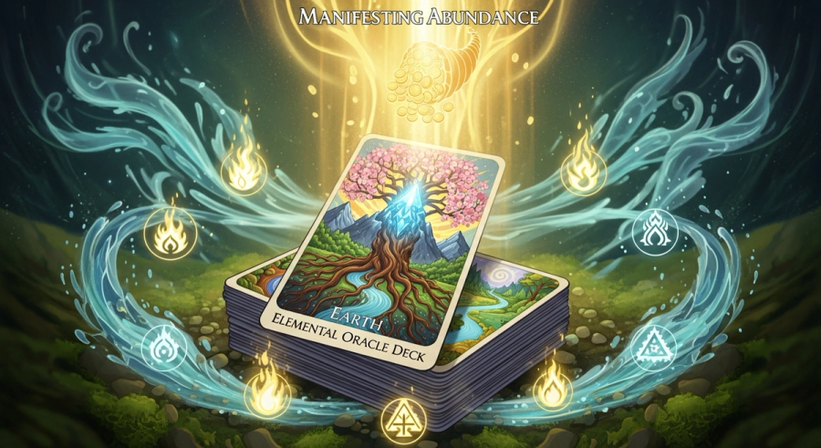 Elemental Oracle Deck: Manifesting Abundance Through Earth Energy