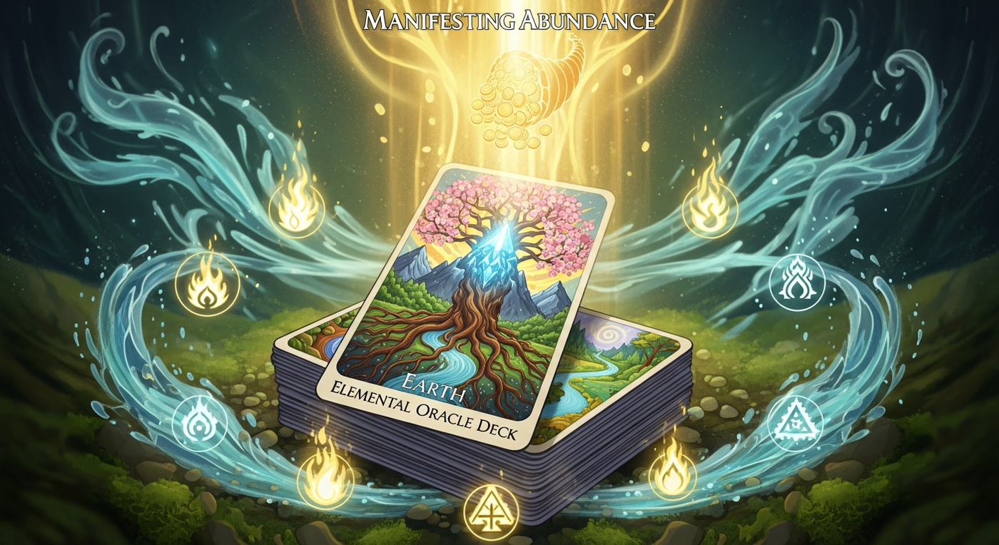 Elemental Oracle Deck: Manifesting Abundance Through Earth Energy