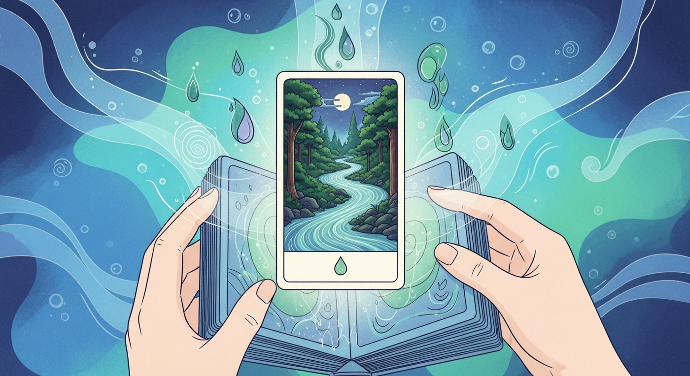 Harnessing the Flow: A Guide to Water Element Emotional Healing with Your Oracle Deck