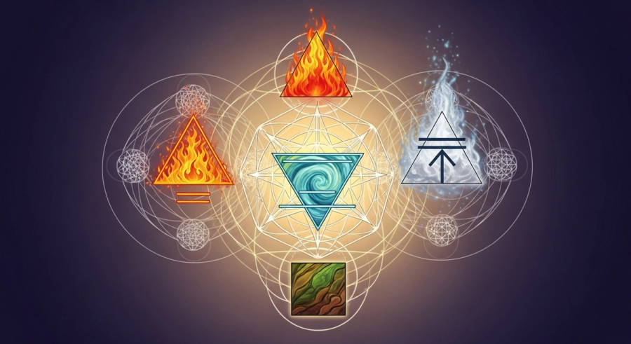 The Sacred Geometry of Elemental Balance in Oracle Readings: Unlocking Deeper Meaning