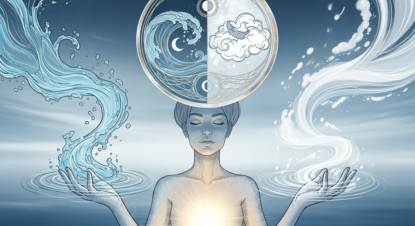 Elemental Oracle Deck: Cultivating Inner Peace with Water and Air