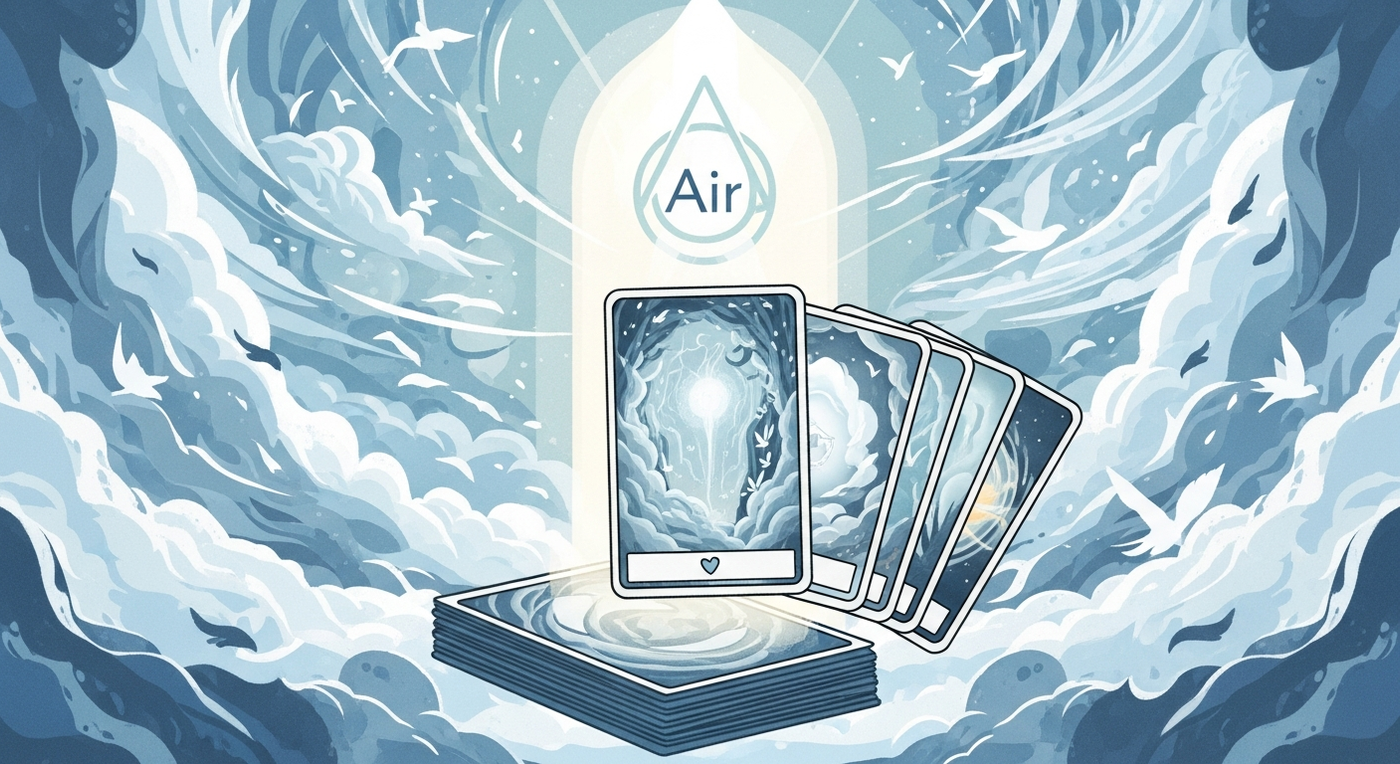 Unlocking the Winds of Insight: Your First Steps with the Elemental Oracle Deck (Air Element Focus)