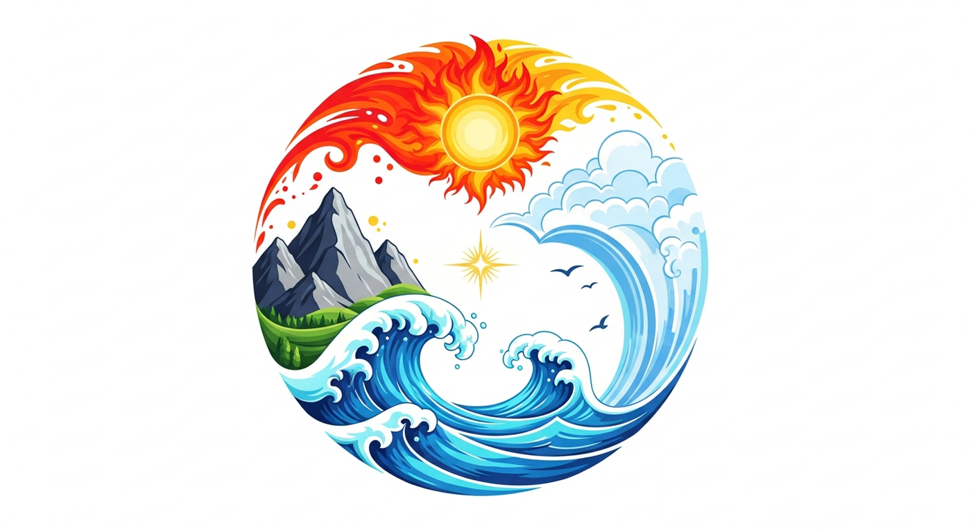 The Archetypes of the Elements in Oracle Imagery