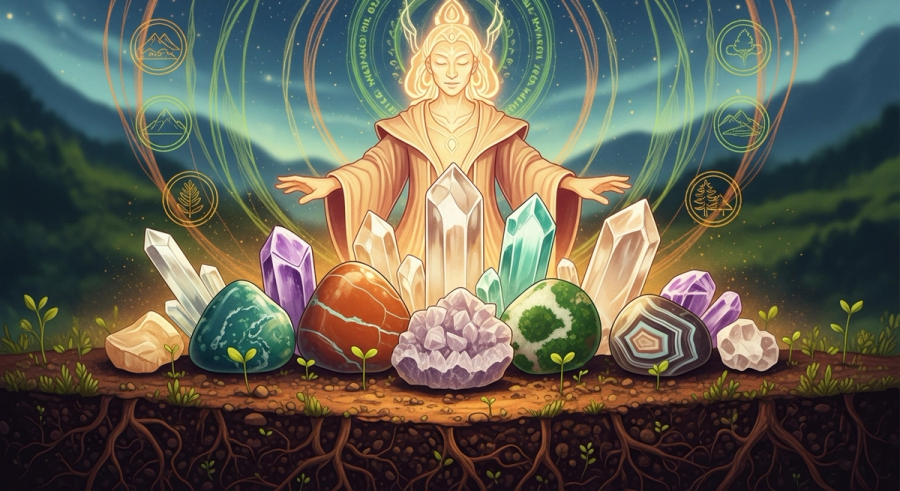 The Energetic Properties of Crystals for Earth Element Mastery: Your Oracle Guide