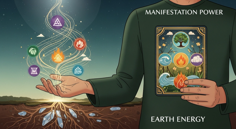 Manifestation Power: Harnessing Earth Energy with Your Elemental Oracle Deck