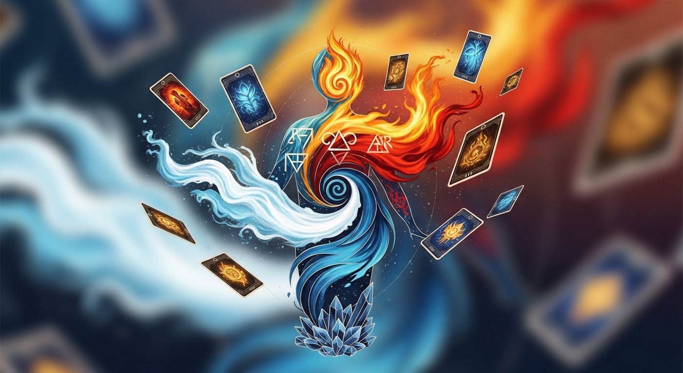 Mastering the Elements: Advanced Interpretations of Elemental Oracle Card Combinations