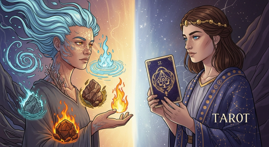 Elemental Oracle vs. Tarot: A Deep Dive into Their Unique Energies and Applications