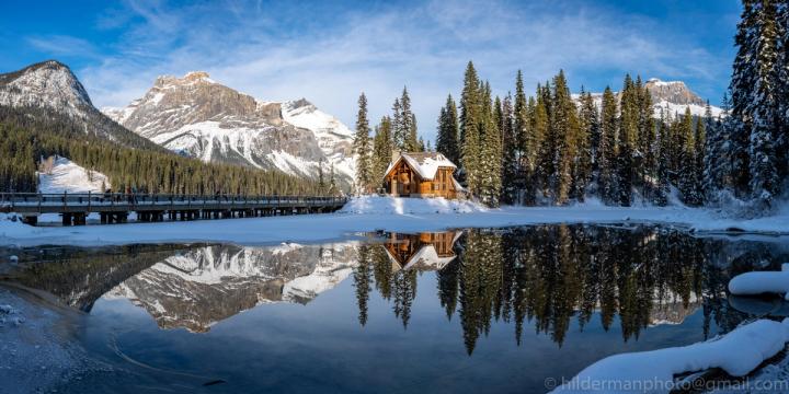 Emerald Lake in Winter