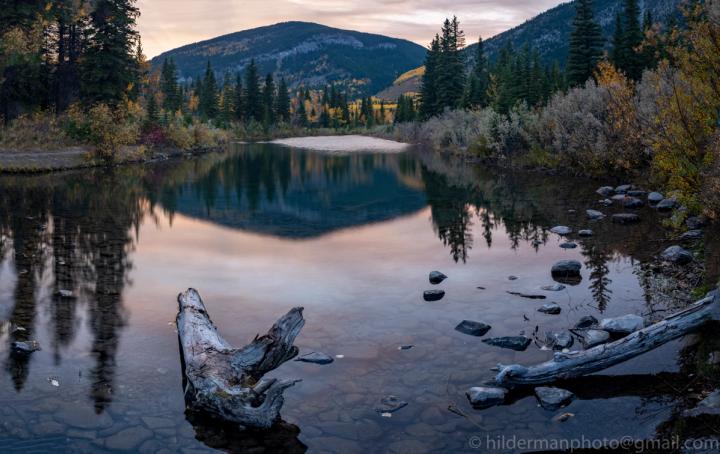 Mt Lorette Pond Sunset