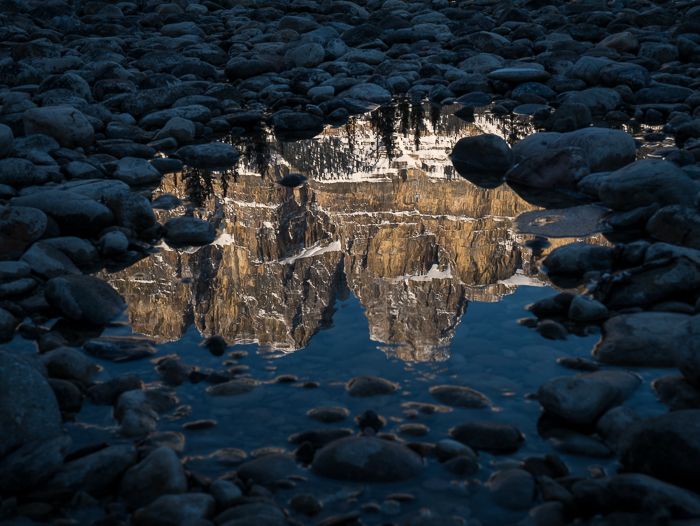 Castle Mountain Reflection