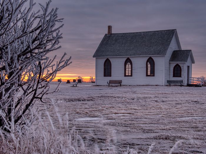 Davidsburg Church on Christmas Morning