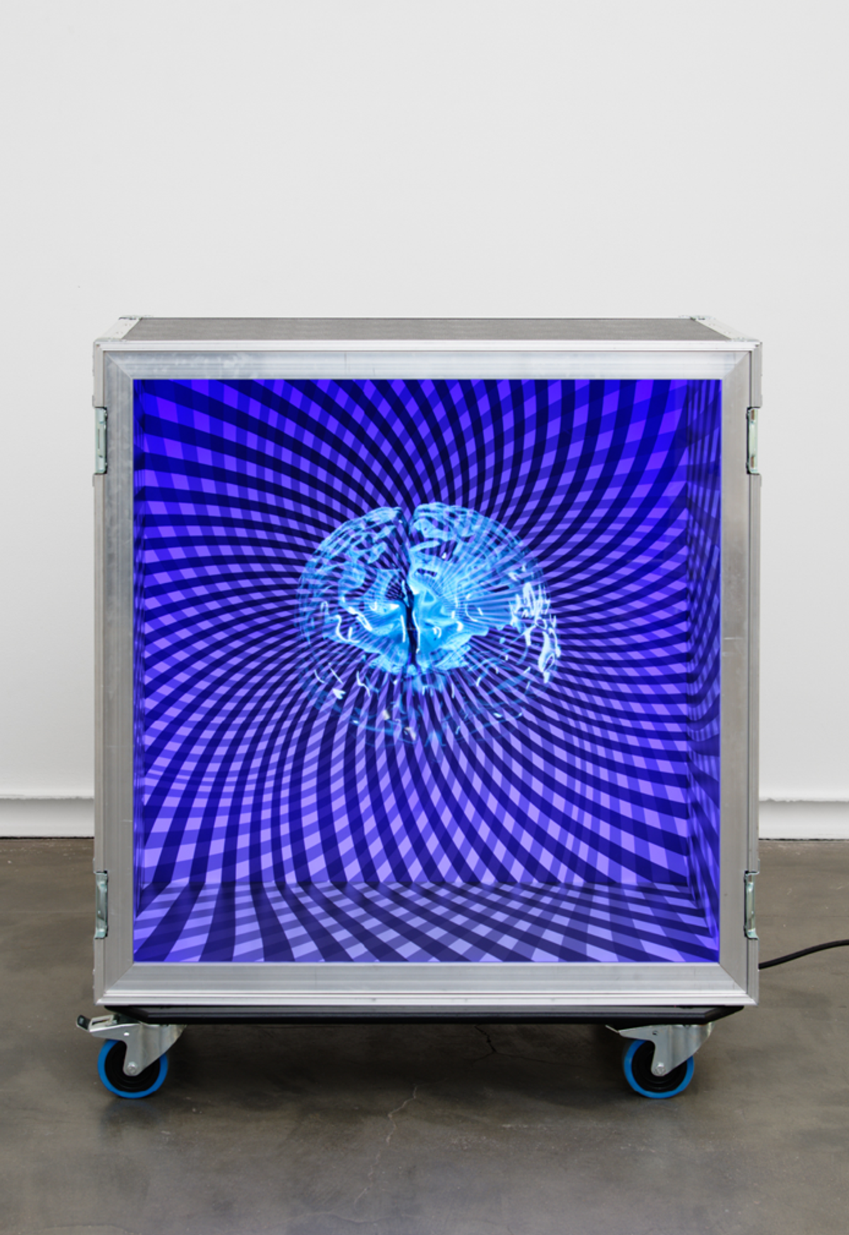 Peter Kogler, Untitled (Brain), 2023. 