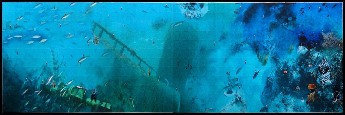 Azade Köker, “Deep Dive” (Derin Dalış, 2020), Zilberman. 40 ülkeden 100 galerinin katıldığı “Contemporary” bölümünde Türkiye’den Zilberman ve SANATORIUM da var.
AZADE KÖKER: © AZADE KÖKER, ZILBERMAN, 2020.