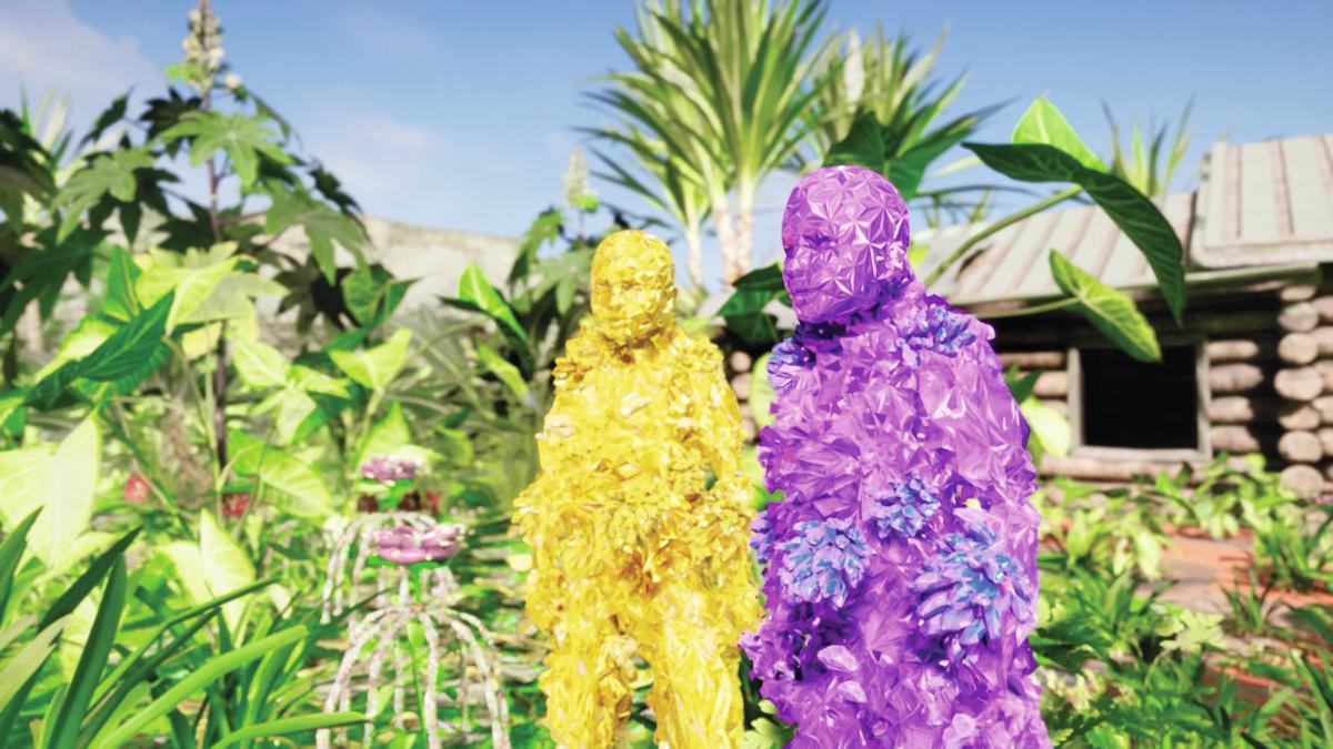 Shezad Dawood’un Toronto’daki Aga Khan Müzesi’nde sergilenen Night in the Garden of Love’ı (2023) iki oyuncu için tasarlandı.
SHEZAD DAWOOD: © SHEZAD DAWOOD, UBIK PRODUCTIONS, WIELS VE AGA KHAN MÜZESİ