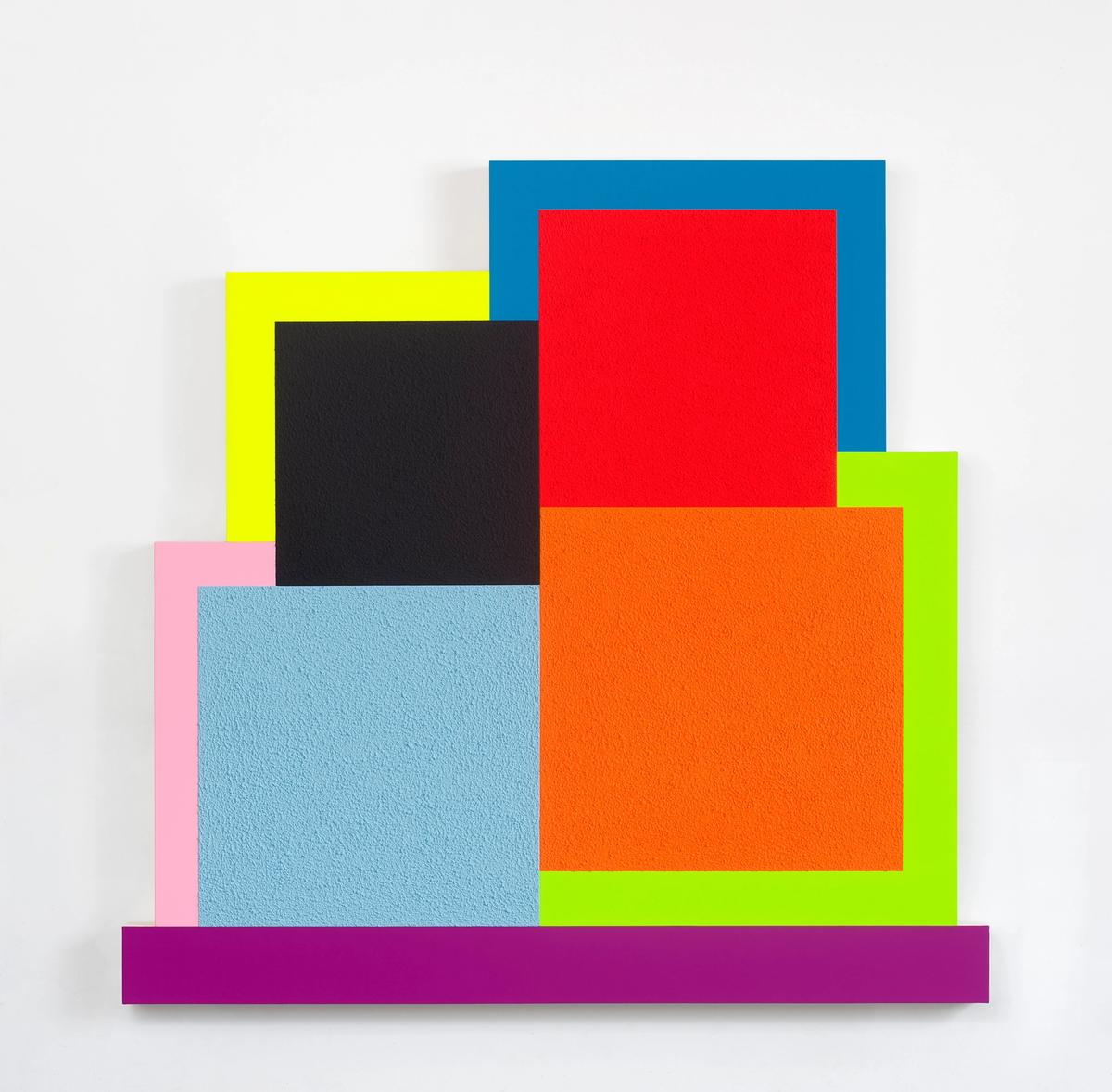 “Mindwash” (2024). Halley tüm çağdaş toplum yapılarının bizi sınırladığına dikkat çekiyor.
© PETER HALLEY, SEVİL DOLMACI, 2024