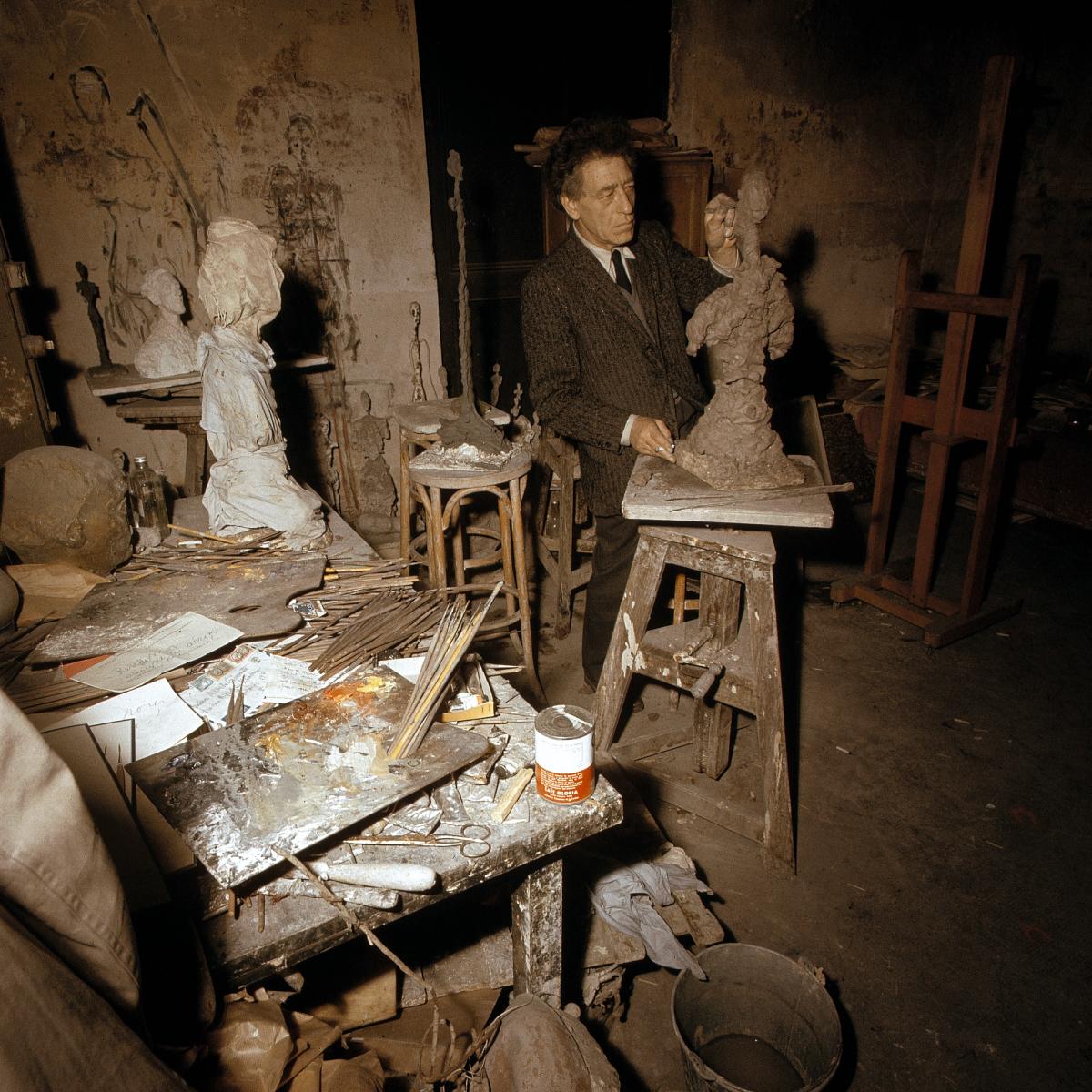 GIACOMETTI: © PAUL ALMASY/CORBIS/VCG VIA GETTY IMAGES