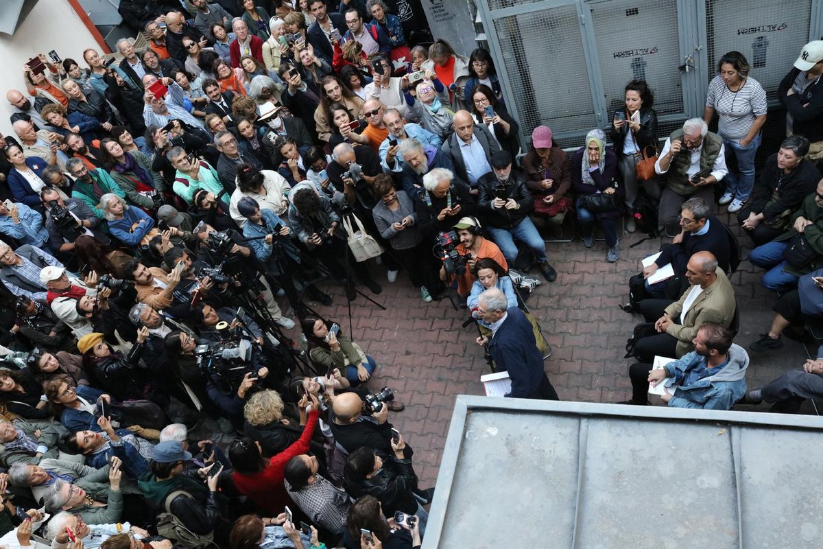 Basın açıklaması
Fotoğraf: İlker Eray