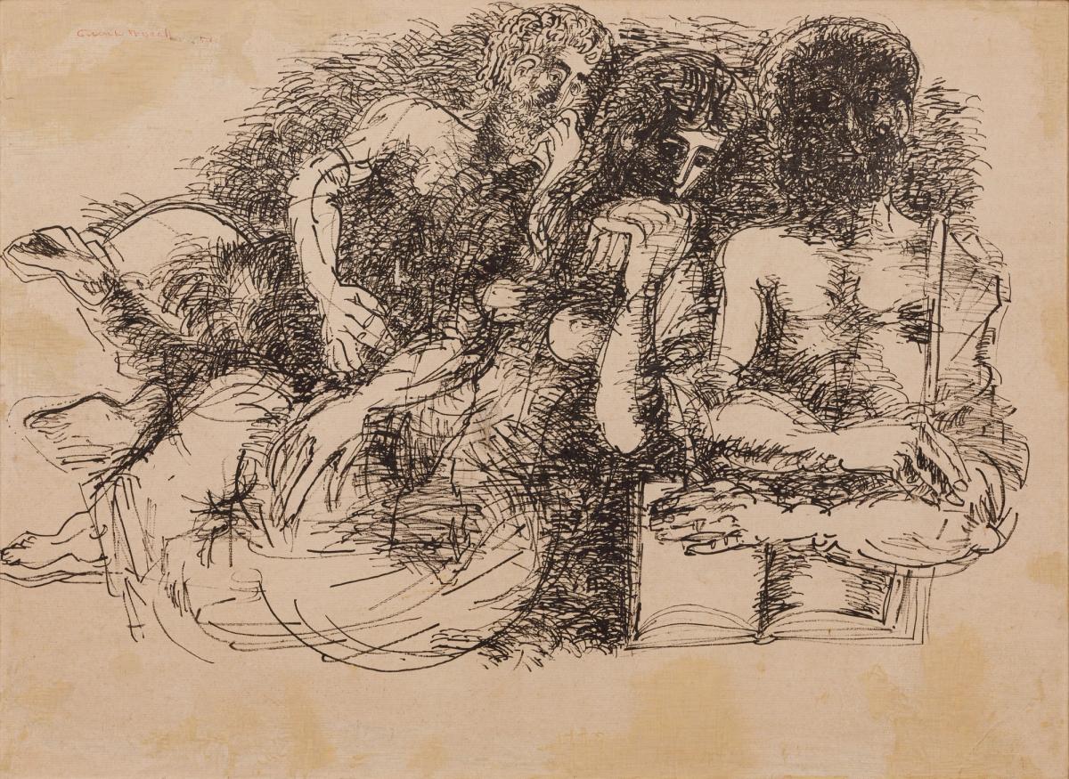 Fikret Mualla, İsimsiz, 1950, Hancan Sanat Koleksiyonu 