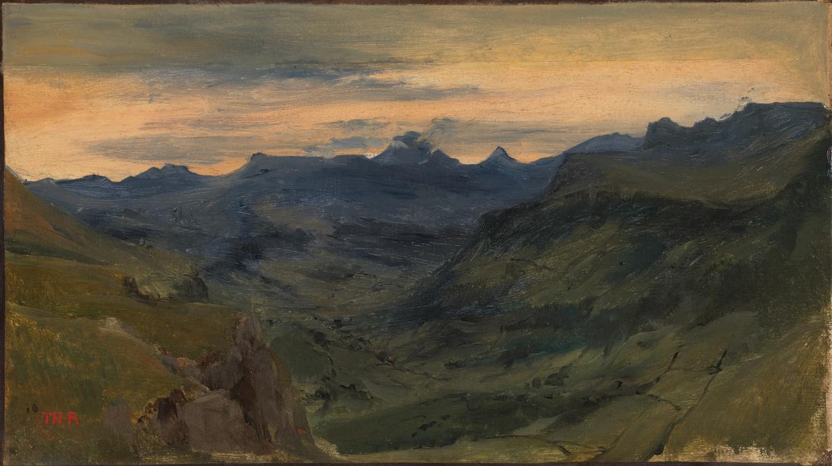 "The Valley of Saint-Vincent", Théodore Rousseau.

(c) National Gallery, London

