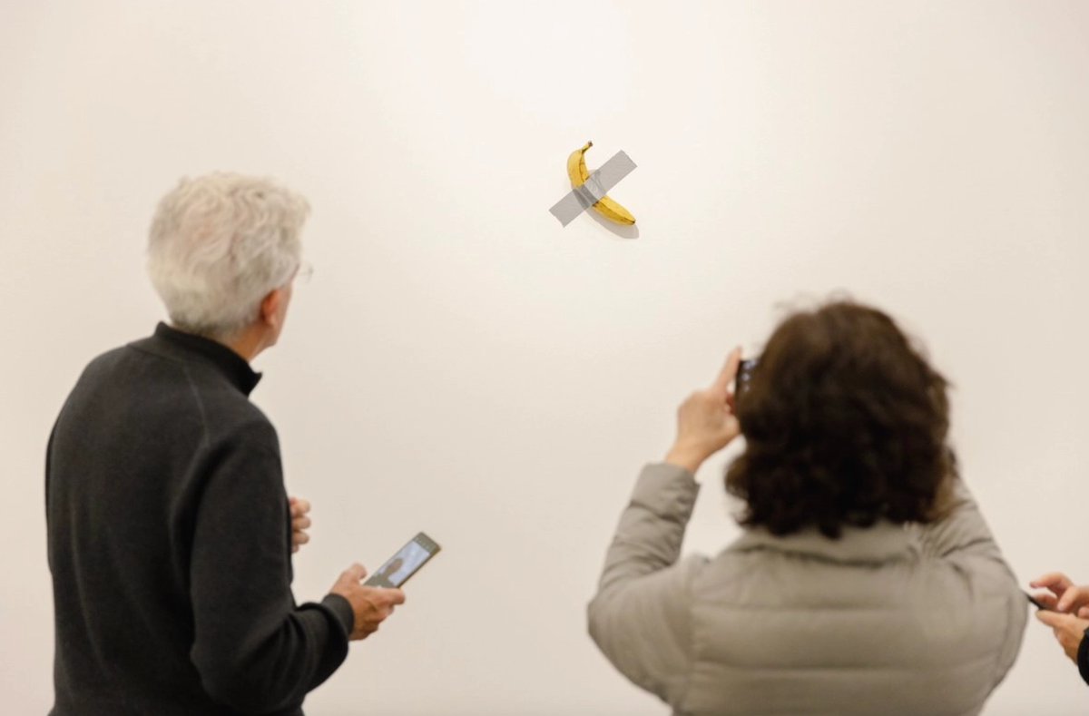 Maurizio Cattelan, Comedian (2019)
Sanatçı ve Perrotin izniyle. © Centre Pompidou-Metz / Romain Gamba / 2025