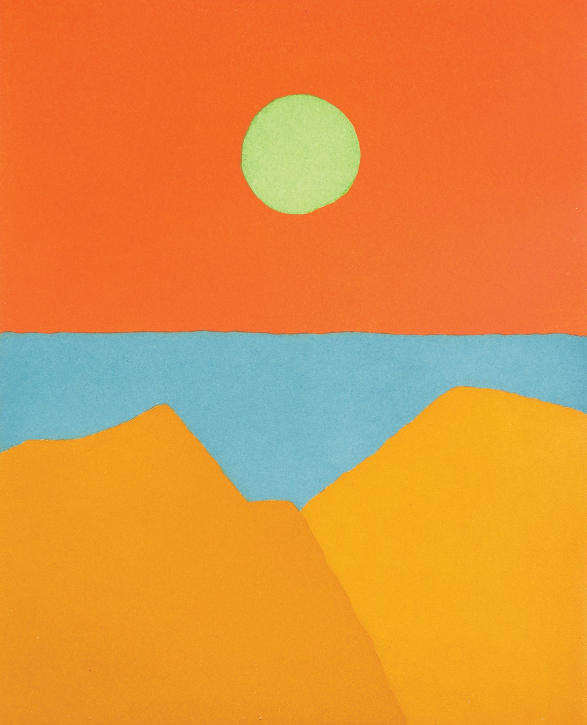 © Etel Adnan, Galerie Lelong & Co. Paris, Pera Müzesi, 2023.