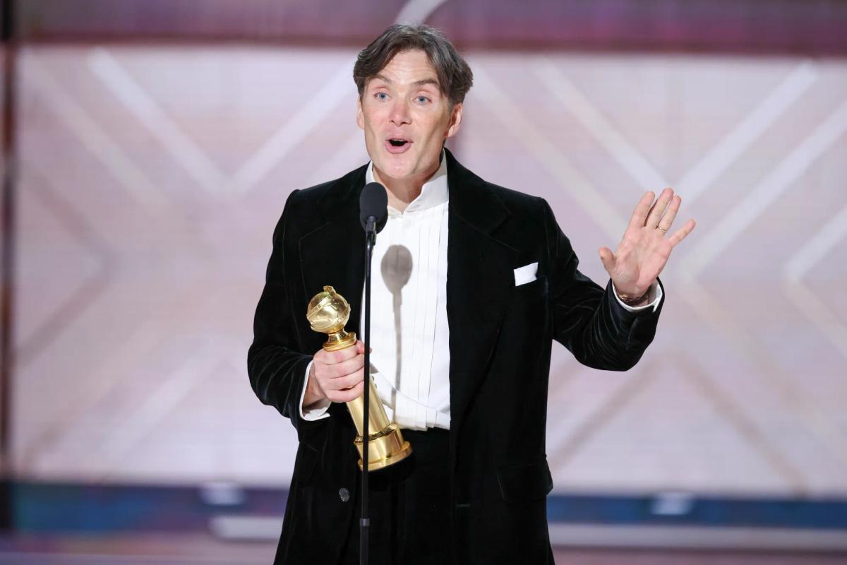 Cillian Murphy, 81. Altın Küre Ödülleri, Beverly Hilton Hotel, 2024. © Golden Globe Awards.