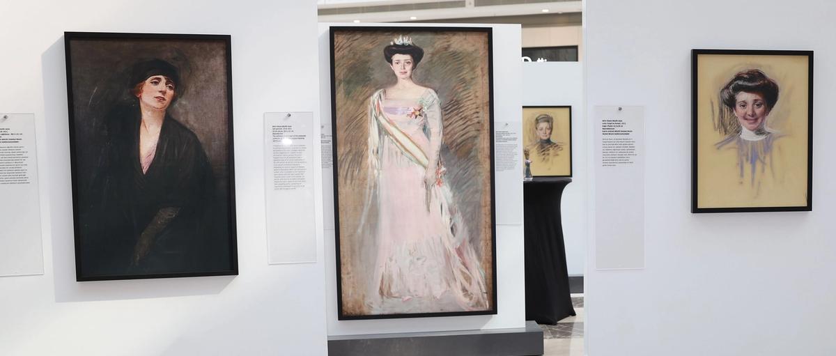 Fotoğraf: İstanbul, Roma, New York’ta Ressam Mihri sergisinden, Vadistanbul, 2024.