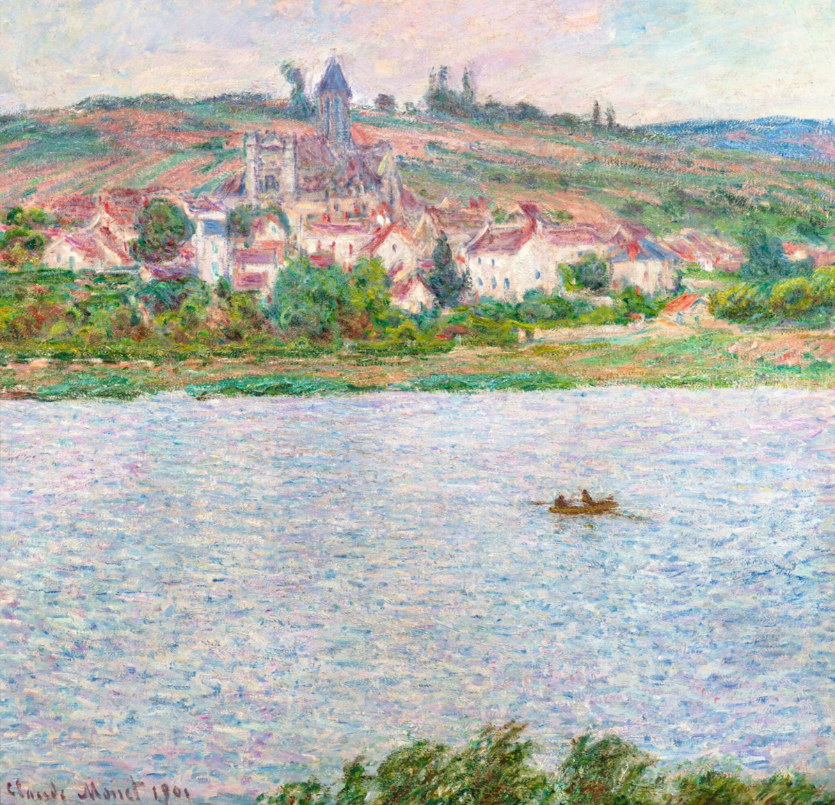 Claude Monet, Vétheuil, effet du matin (yaklaşık 1901). Sotheby’s izniyleç