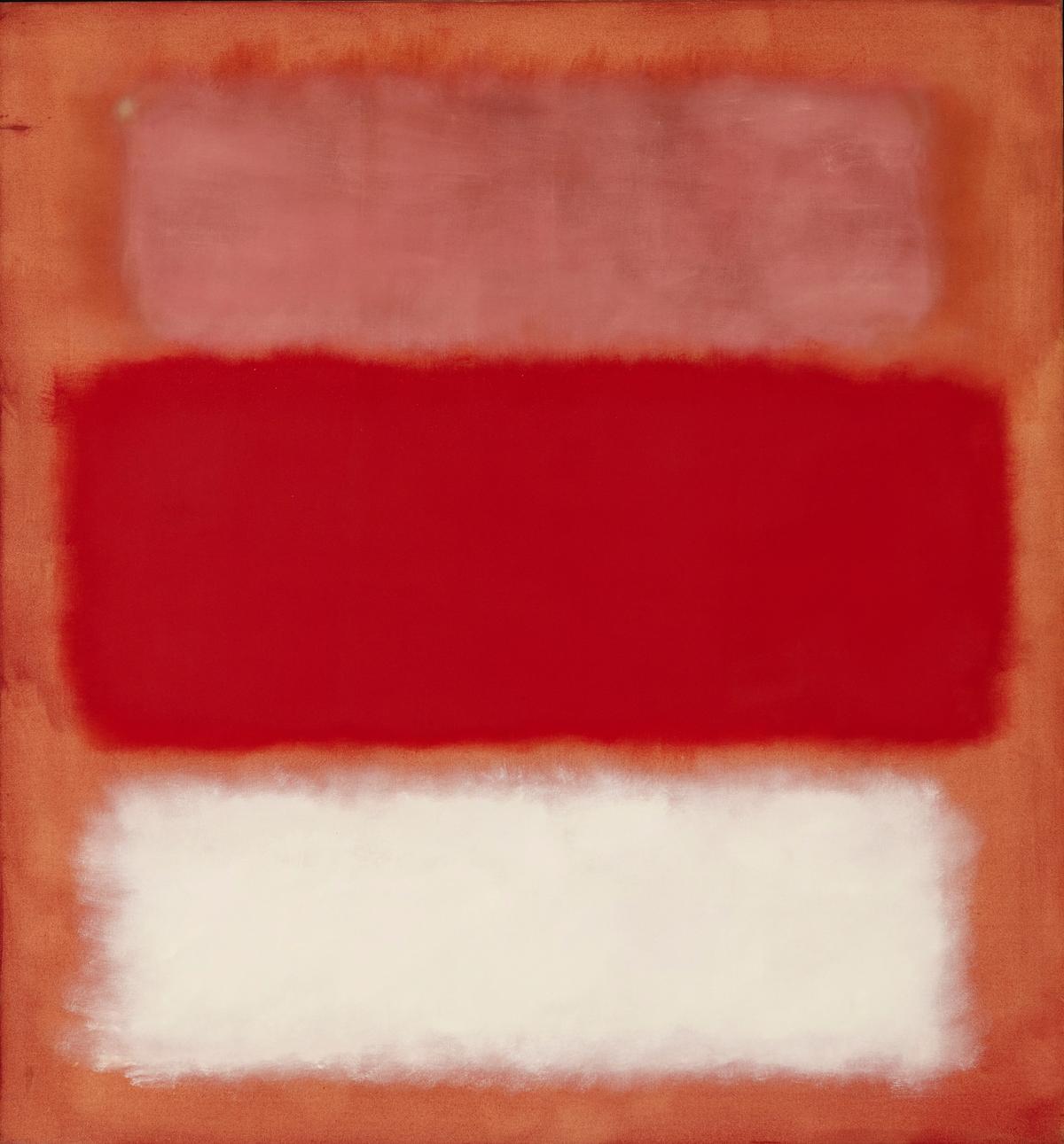 Mark Rothko’nun “Light Cloud Dark Cloud” (Açık Renkli Bulut, Koyu Renkli Bulut, 1957) tablosu.
© KATE ROTHKO PRIZEL, CHRISTOPHER ROTHKO, 1998