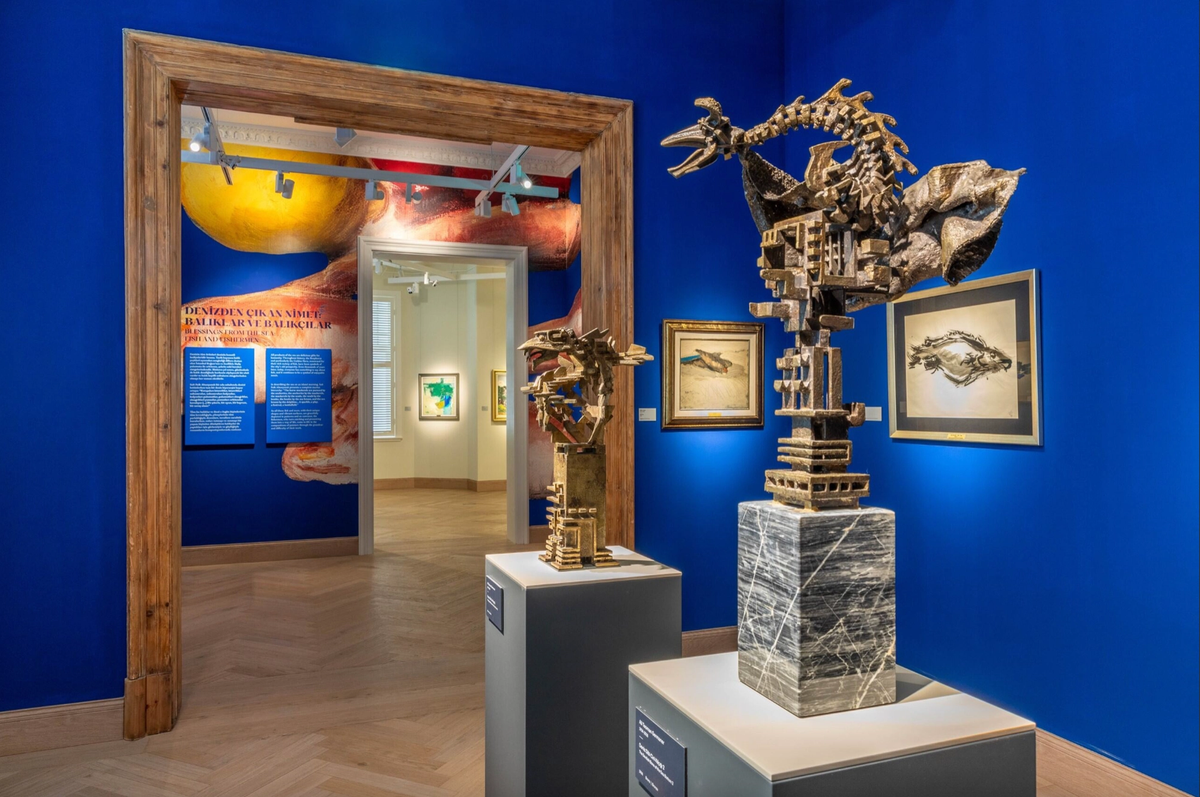 Sergi, konferanslar ve atölyelerle de destekleniyor.
SERGİ GÖRÜNÜMÜ: (C) TOLGA İLDUN