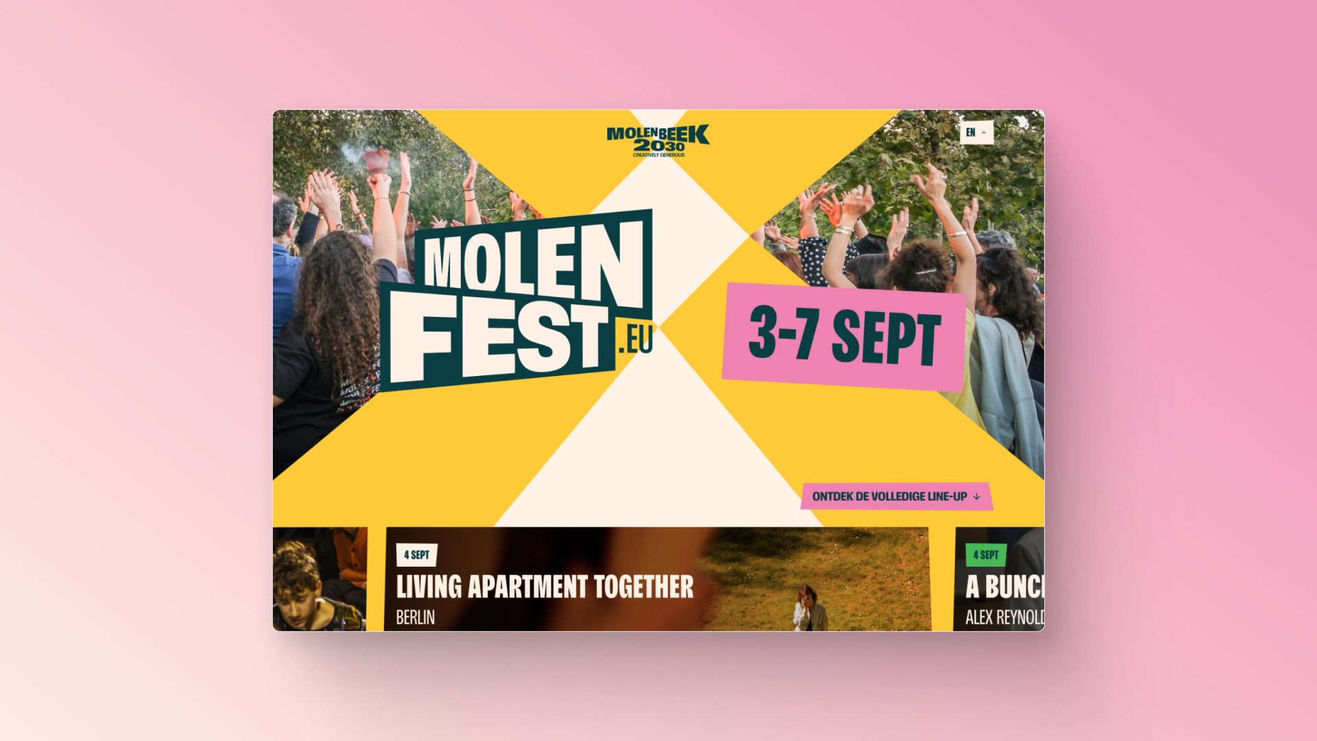 Hoofdpagina van MolenFest