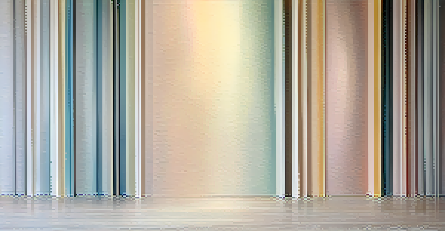 An abstract representation of silence with a blurred pastel background and an empty central space.