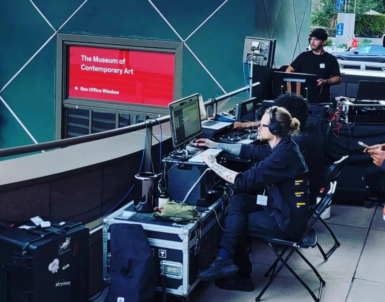 John Wilson, mixing Chance the Rapper at The Museum of Contemporary Art