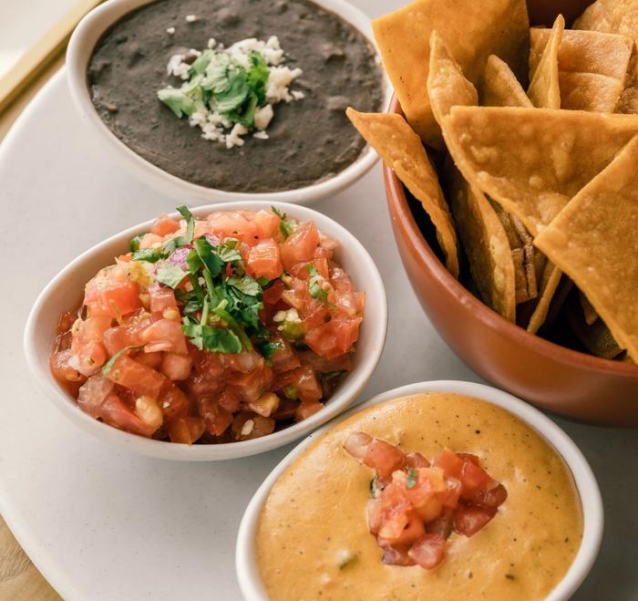 Chips and dip at Marlo Tacos Edmonton