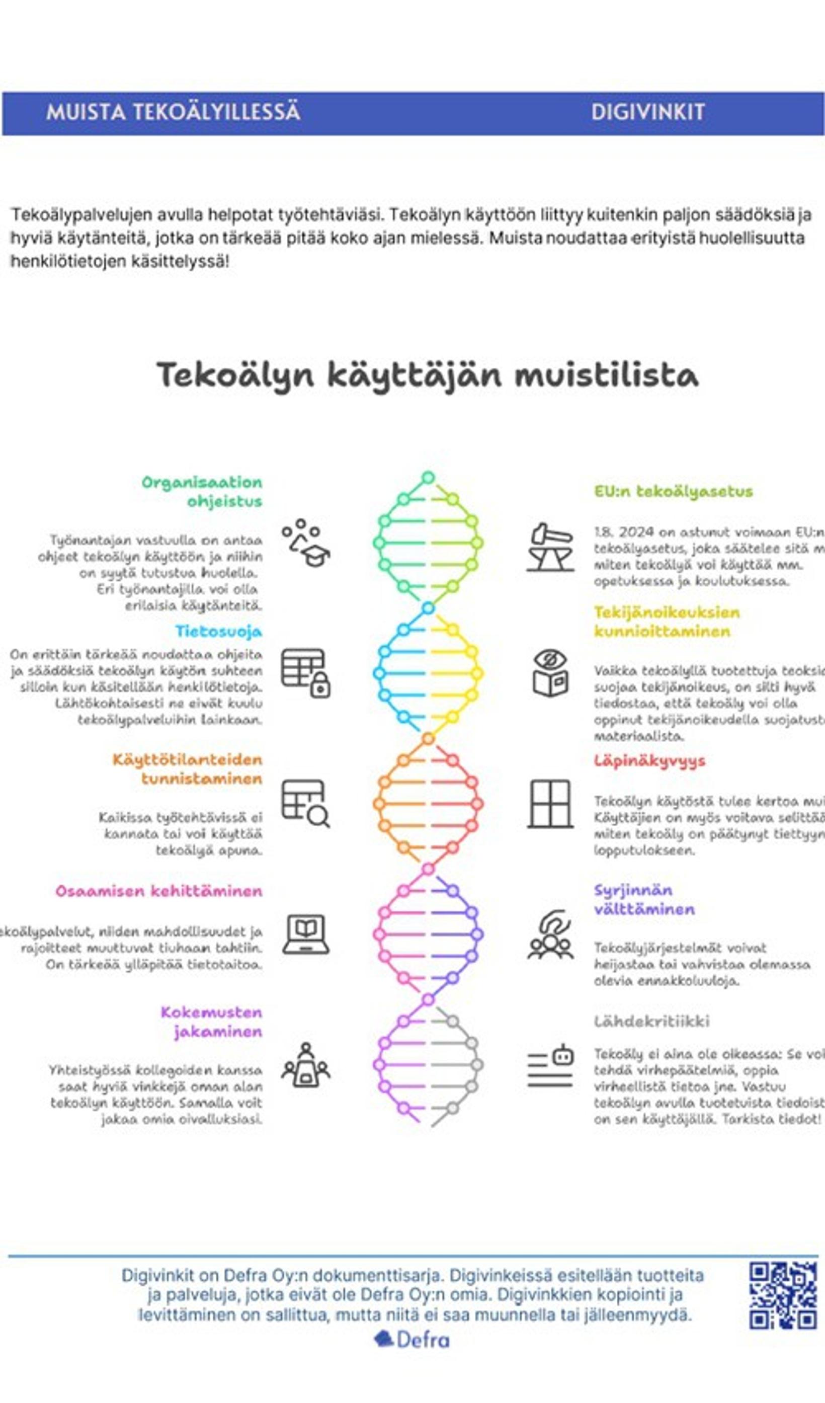 Muista tekoälyillessä