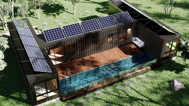 Four Bedroom container home