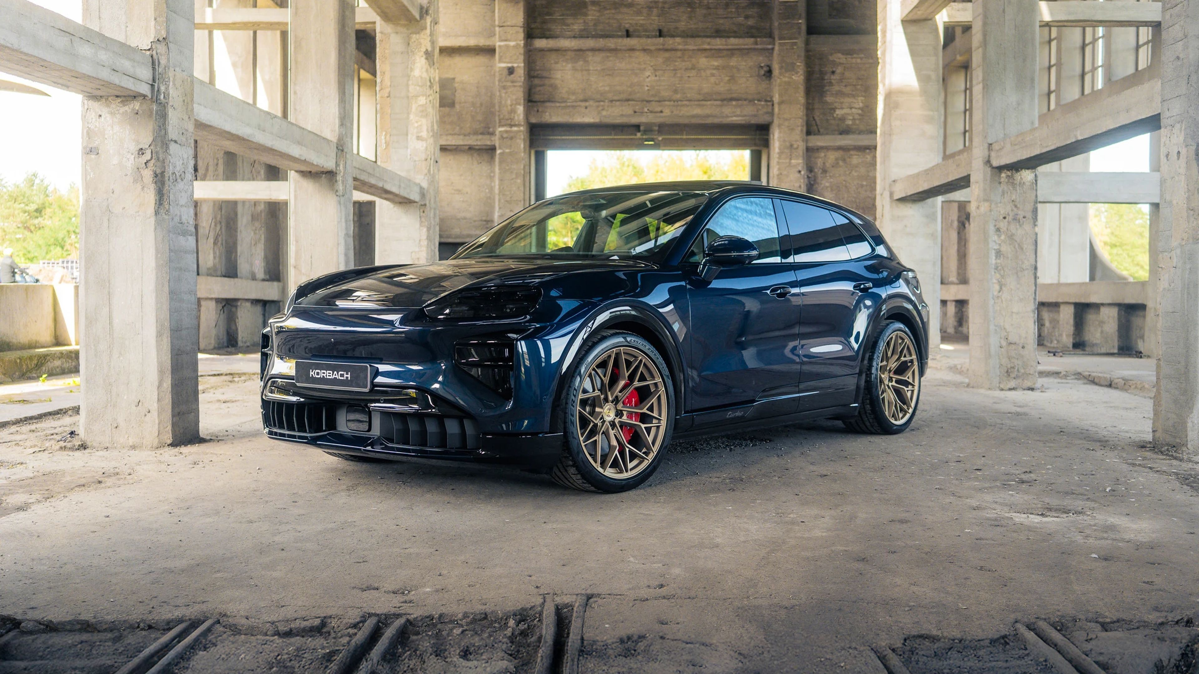 Porsche Cayenne Electric on Korbach forged wheels