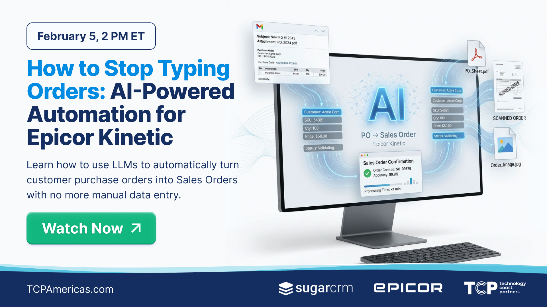 How to Stop Typing Orders - AI for Epicor Kinetic | Fluent