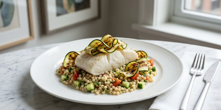 Poached Cod