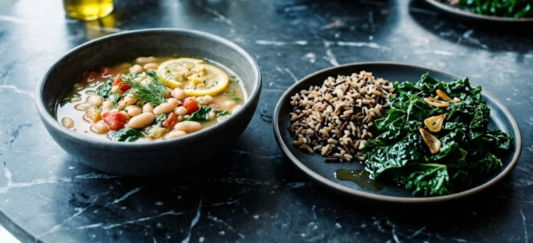 Lemon Ginger White Bean Stew