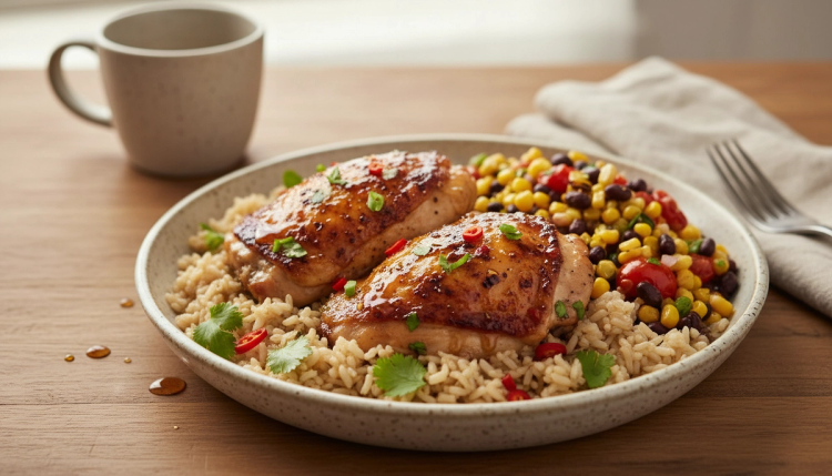 Hot Honey Chicken Thighs