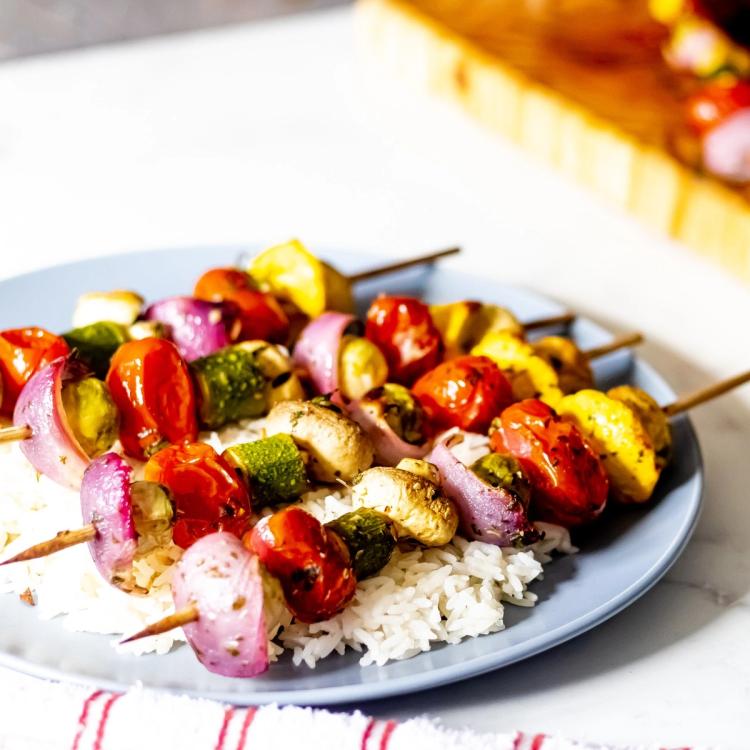 Herb-Roasted Vegetable Skewers