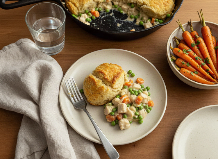 Chicken Pot Pie Skillet