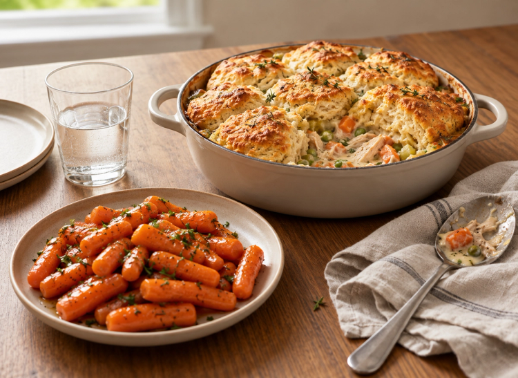 Chicken Pot Pie Skillet