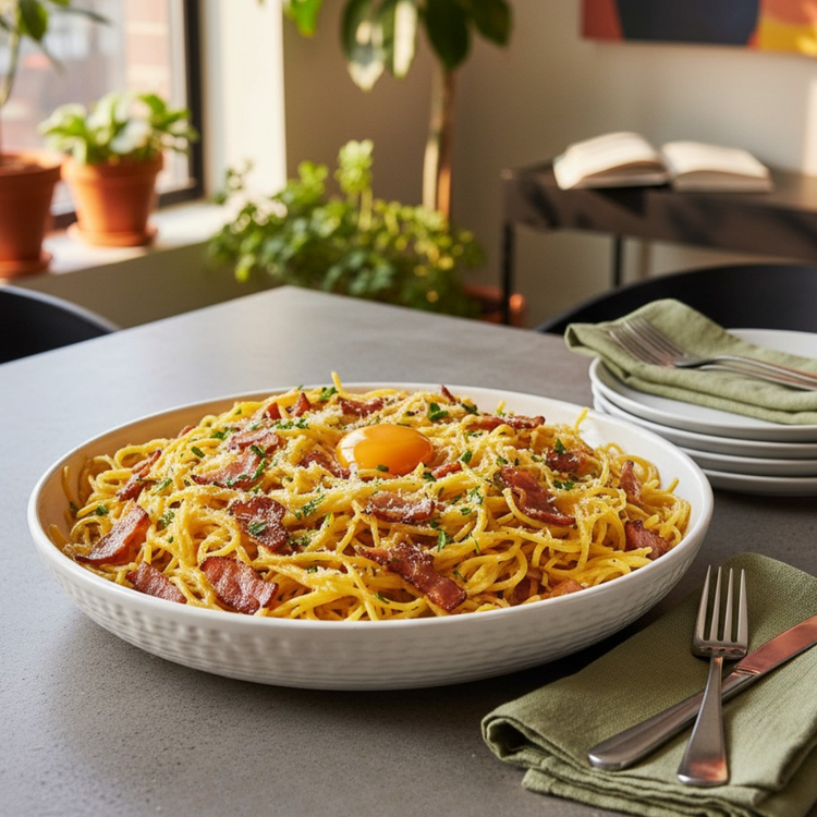 Spaghetti Squash Carbonara